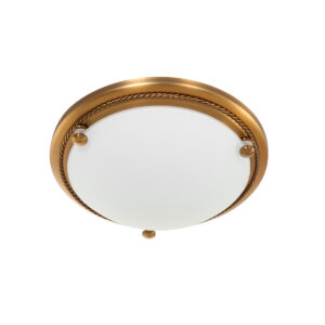 Steinhauer Ceiling and wall plafonniere – ø 29 cm – E27 (grote fitting) – Brons