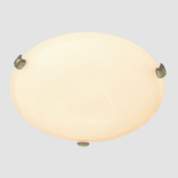 Steinhauer Ceiling and Wall plafonnière - met klem details - Ø 30 cm - E27 - brons - Image 7