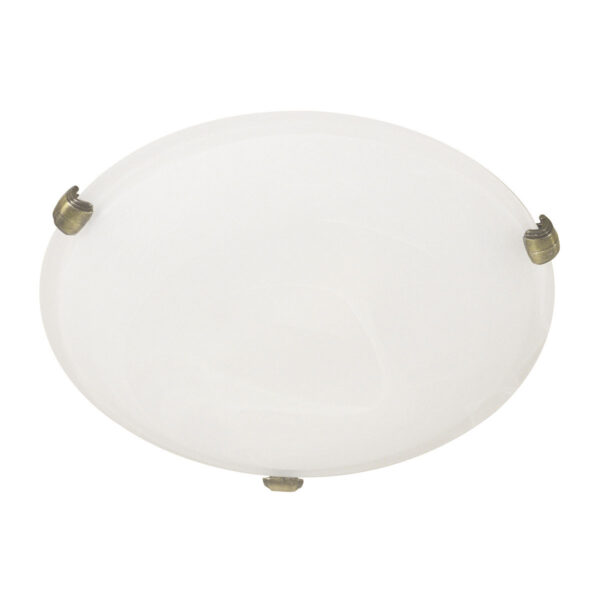 Steinhauer Ceiling and wall plafonniere – ø 30 cm – E27 (grote fitting) – Brons