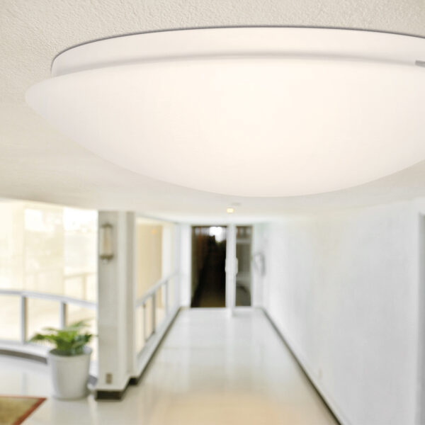 Steinhauer Ceiling and Wall plafonnière - halve bol - ingebouwd LED - 4 standen dimbaar - Ø 30 cm - wit - Image 2