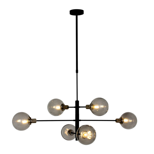 Steinhauer Constellation hanglamp – ø 105 cm – E14 (kleine fitting) – Zwart