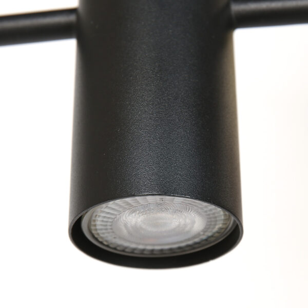 Steinhauer Constellation hanglamp – ø 90 cm – Draaibaar,In hoogte verstelbaar (na installatie) – E27 + GU10 – messing en zwart - Image 11