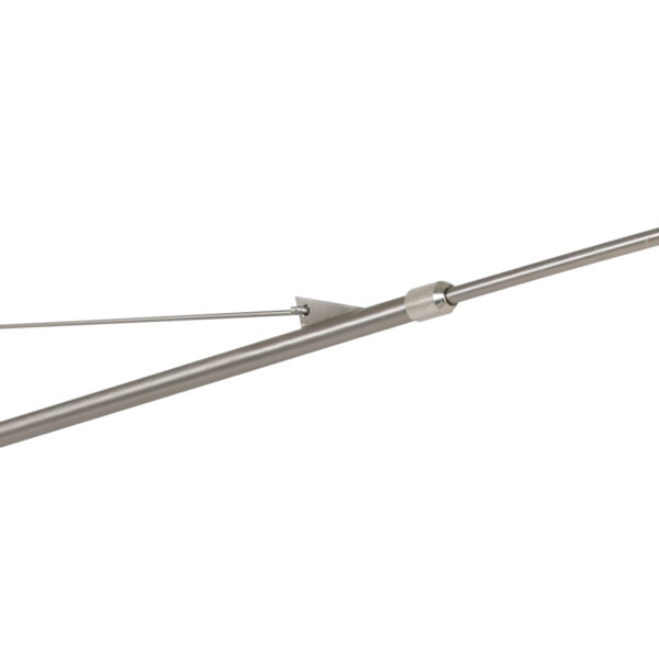 Steinhauer Gramineus wandlamp - met lange arm - met witte kap - 120 cm diep - uitschuifbaar - E27 - staal - Image 3
