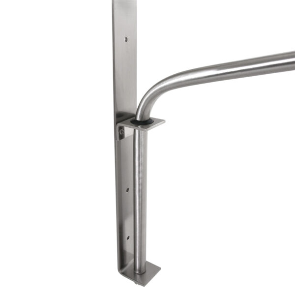 Steinhauer Elegant Classy wandlamp - kap ⌀50 cm - uittrekbaar tot 145 cm - zwart/wit snoer met schakelaar - staal en zilver - Image 4