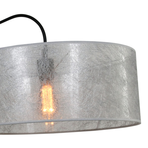 Steinhauer Gramineus wandlamp - met lange arm - met zilveren kap - 120 cm diep - E27 - zwart - Image 2