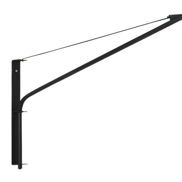 Steinhauer Gramineus wandlamp - met lange arm - uitschuifbaar - 120 cm diep - E27 - zwart - Image 3