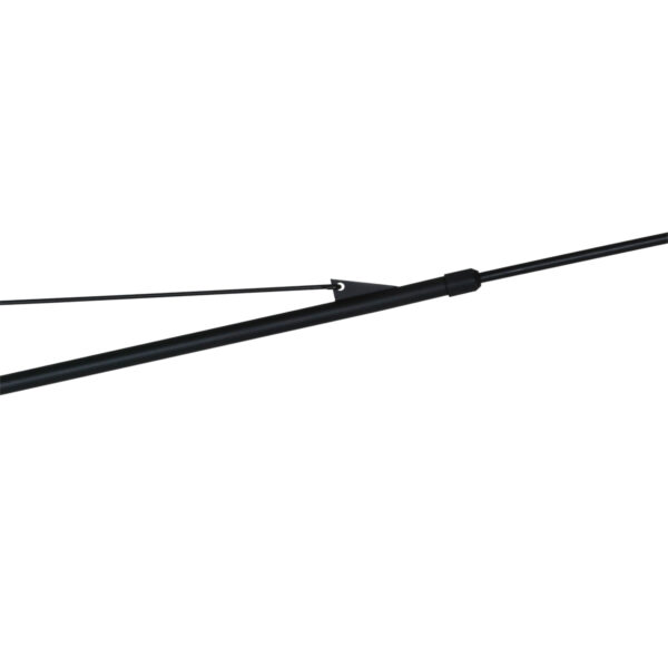 Steinhauer Elegant Classy wandlamp - lange arm -  145 cm diep - zwart met blauwe kap - Image 14