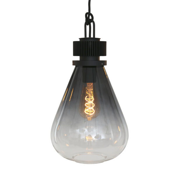 Steinhauer Flere hanglamp - zeslichts - E27 - in  hoogte verstelbaar - 140 cm breed - rookglas - Image 4