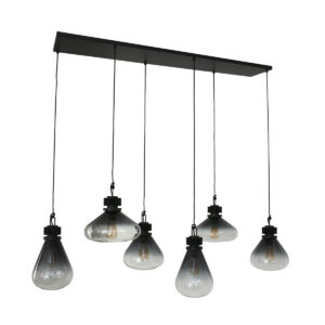 Steinhauer Flere hanglamp – E27 (grote fitting) – Zwart