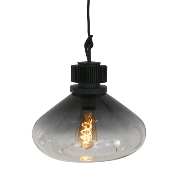 Steinhauer Flere hanglamp - zeslichts - E27 - in  hoogte verstelbaar - 140 cm breed - rookglas - Image 5