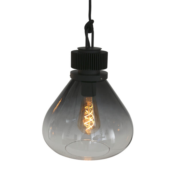 Steinhauer Flere hanglamp - zeslichts - E27 - in  hoogte verstelbaar - 140 cm breed - rookglas - Image 6