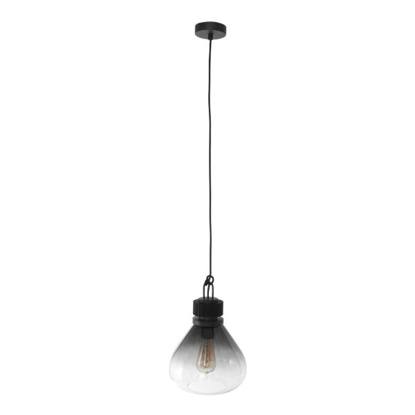 Steinhauer Flere hanglamp - E27 - in  hoogte verstelbaar - ⌀25 cm - rookglas - Image 11