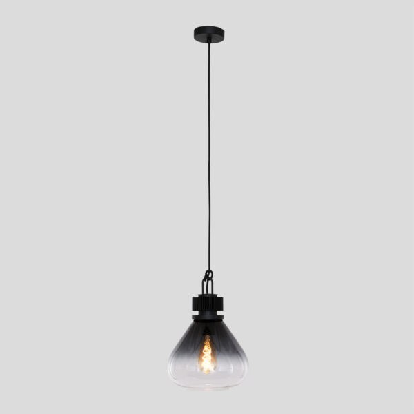 Steinhauer Flere hanglamp - E27 - in  hoogte verstelbaar - ⌀25 cm - rookglas - Image 13