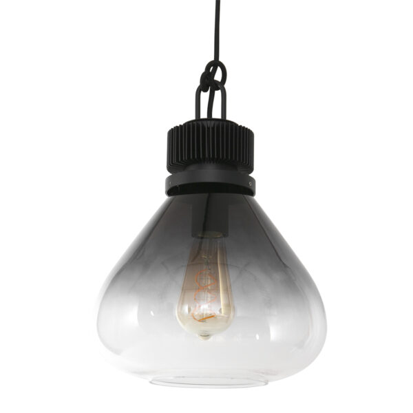 Steinhauer Flere hanglamp - E27 - in  hoogte verstelbaar - ⌀25 cm - rookglas - Image 10
