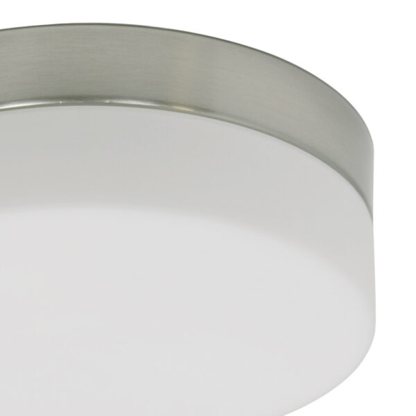 Steinhauer Ceiling and Wall plafonnière - badkamer - Ø 18cm - Incl. LED - 4 lichtstanden - staal en wit glas - Image 4