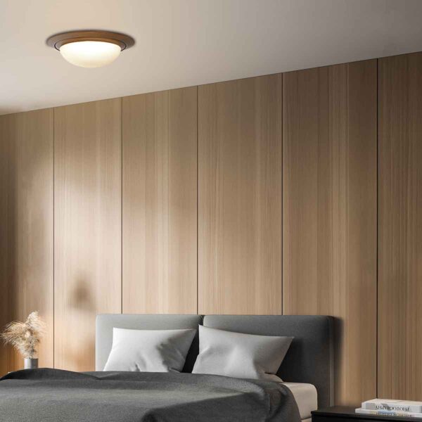 Steinhauer Ikaro plafonnieres –– brons en wit - Image 2