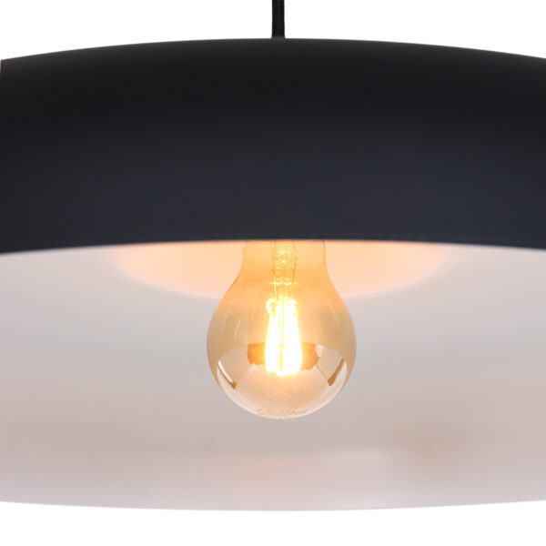 Steinhauer Krisip hanglamp - Ø 55cm - E27 - zwart - Image 3
