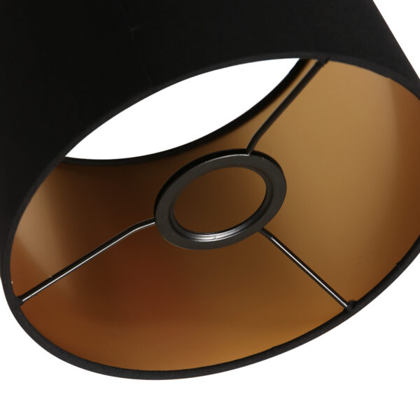 Steinhauer lampenkap - mat - kap Ø20 cm - hoogte 12 cm - rond - zwart - Image 4