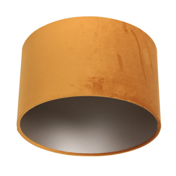 Steinhauer Prestige Chic lampenkap - velvet - rond - kap Ø30 cm - 18 cm hoog - goud - Image 2
