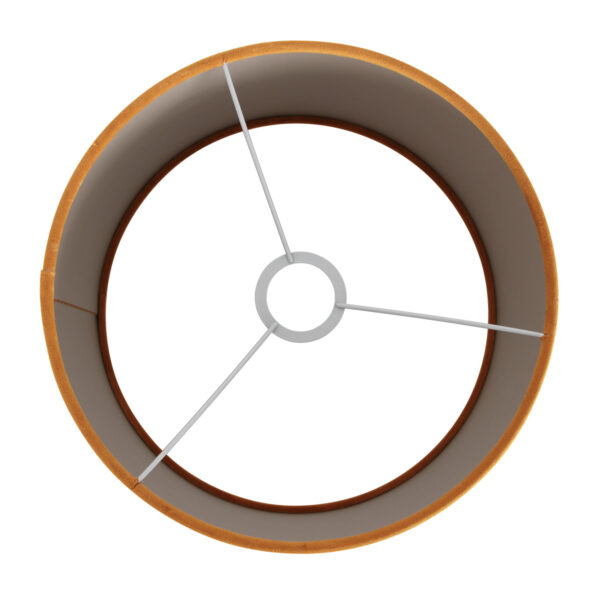 Steinhauer Prestige Chic lampenkap - velvet - rond - kap Ø30 cm - 18 cm hoog - goud - Image 4