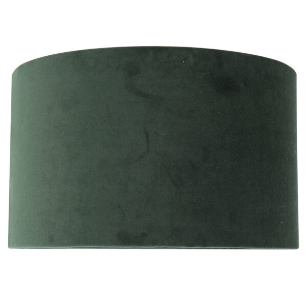 Steinhauer Prestige Chic lampenkap - velvet - kap Ø30 cm - 18 cm hoog - groen - Image 2