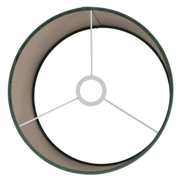Steinhauer Prestige Chic lampenkap - velvet - kap Ø30 cm - 18 cm hoog - groen - Image 4