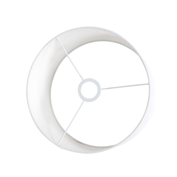 Steinhauer Prestige Chic lampenkap - linnen - kap Ø30 cm - 18 cm hoog - rond - wit - Image 4