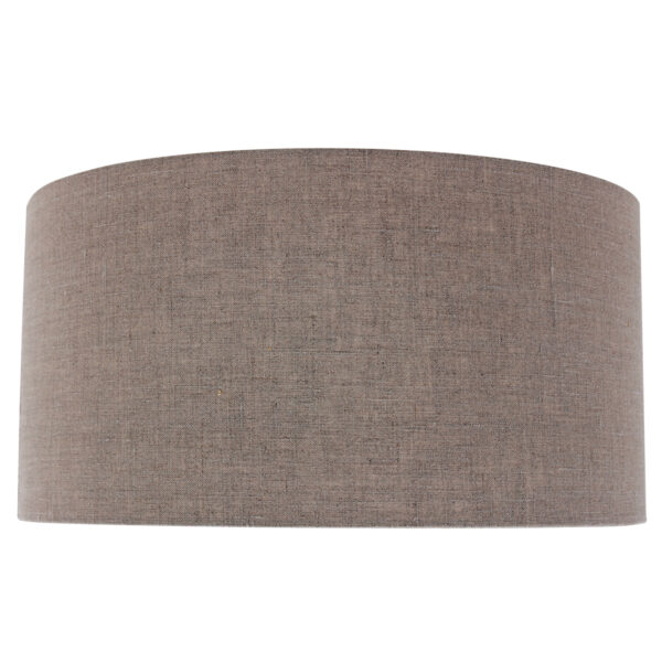 Steinhauer Prestige Chic lampenkap - linnen - kap Ø 40 cm - 20 cm hoog - rond - bruin - Image 2