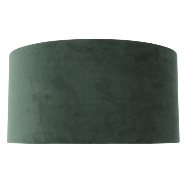 Steinhauer Prestige Chic lampenkap - velours - kap Ø40 cm - 20 cm hoog - rond - groen - Image 2