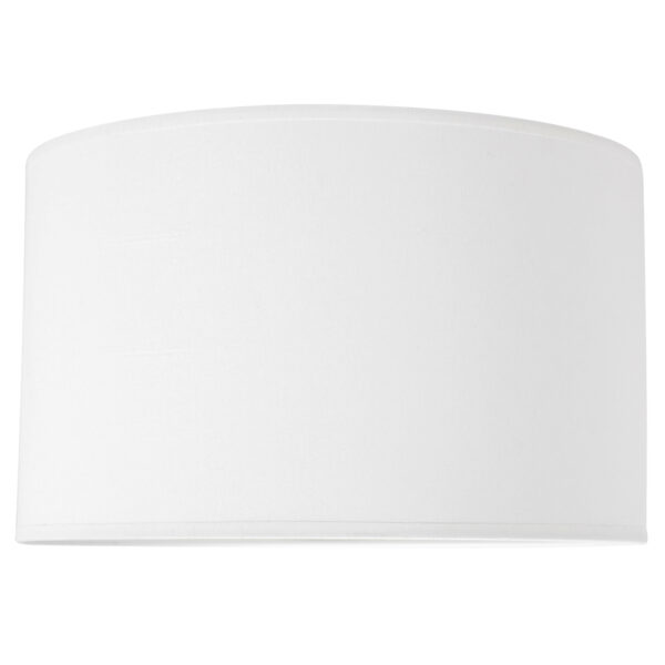 Steinhauer Prestige Chic lampenkap - gladde stof - kap Ø 40 cm - hoogte 20 cm - rond - wit - Image 2