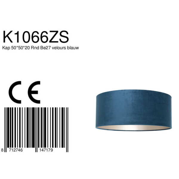 Steinhauer Lampenkappen lampenkappen – ø 50 cm –– blauw - Image 6