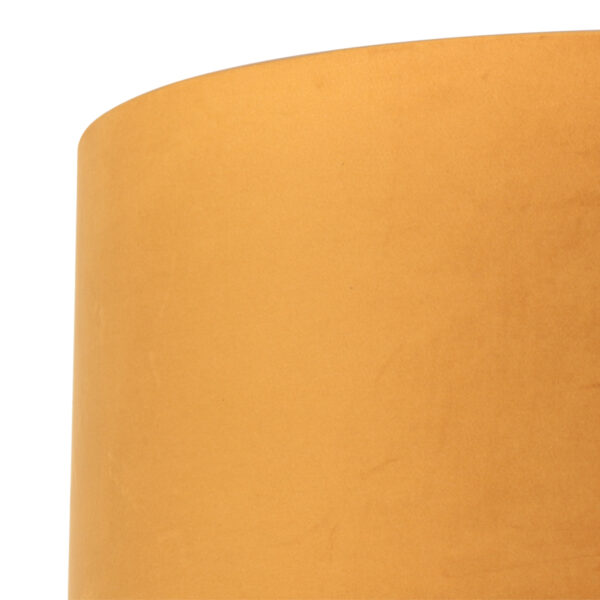 Steinhauer Prestige Chic lampenkap - velvet - kap Ø50 cm - 20 cm hoog - okergeel - Image 3