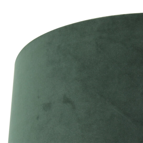 Steinhauer Prestige Chic lampenkap - velours - kap Ø 50 cm - 20 cm hoog - rond - groen - Image 3