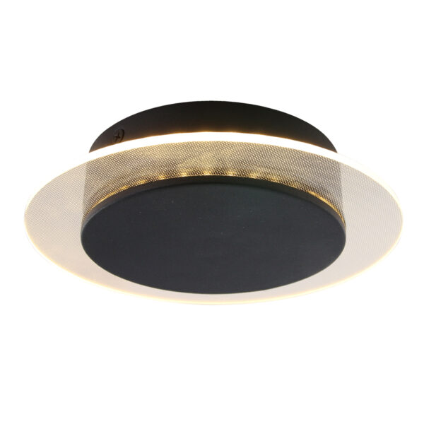 Steinhauer Eclipse plafondlamp - ingebouwd LED - draaibaar - Ø 17 cm - zwart - Image 16