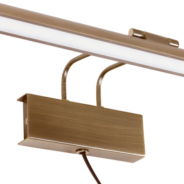 Steinhauer Litho schilderijlamp - 60 cm breed - incl. LED - incl. dimmer - brons - Image 3