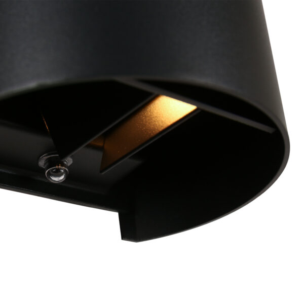 Steinhauer Logan wandlamp – Ingebouwd (LED) – zwart - Image 5