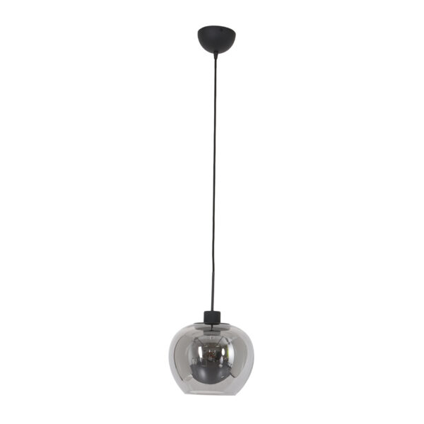 Steinhauer Lotus hanglamp – E27 (grote fitting) – smokeglas en zwart - Image 9
