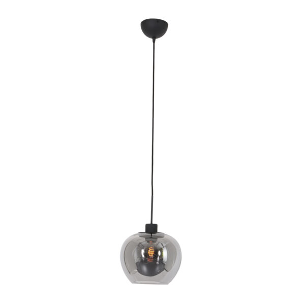 Steinhauer Lotus hanglamp – E27 (grote fitting) – smokeglas en zwart - Image 10