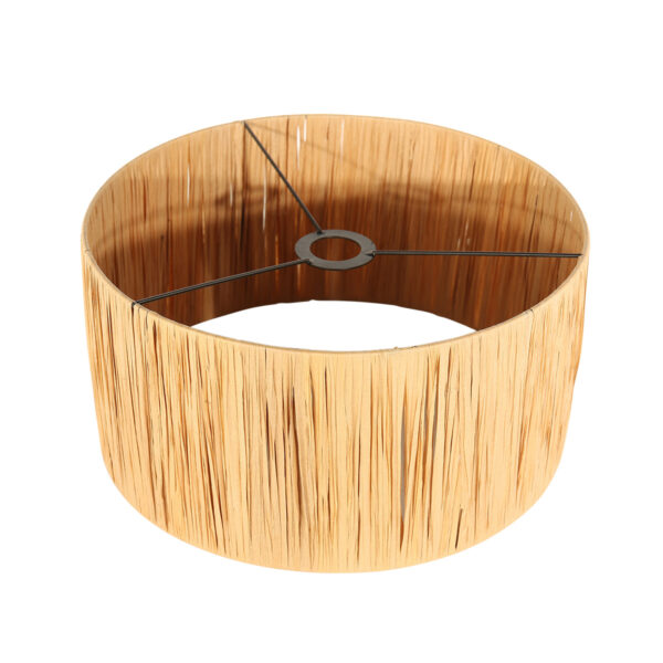 Tafellamp met zwarte bolvoet en rotan kap Steinhauer Lyons - Image 5