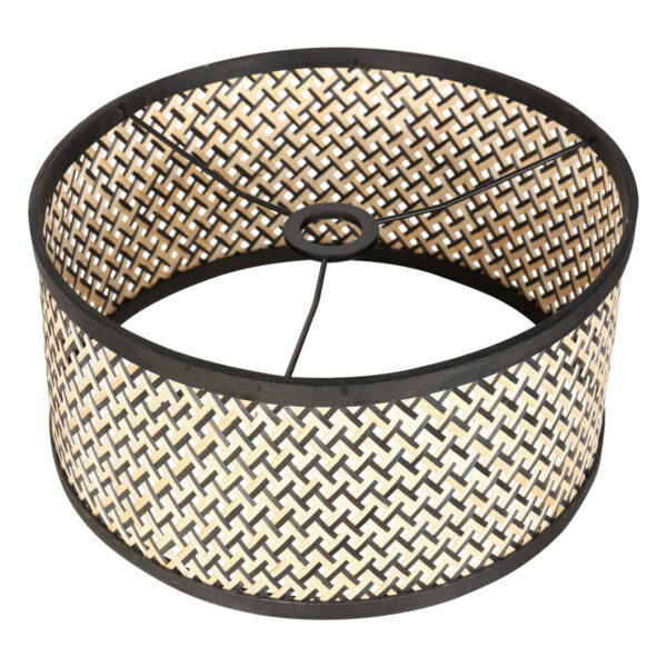 Klassieke tafellamp met bolvoet en rotan lampenkap Steinhauer Lyons - Image 5