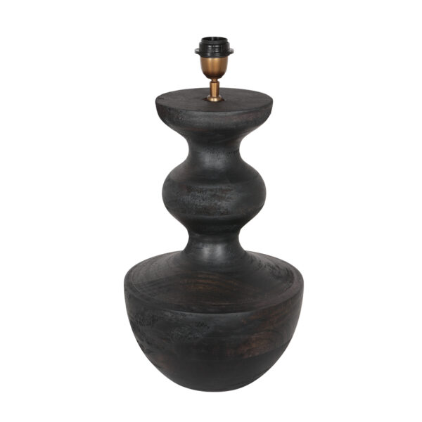Houten landelijke tafellamp met rieten kap Steinhauer Lyons - Image 8