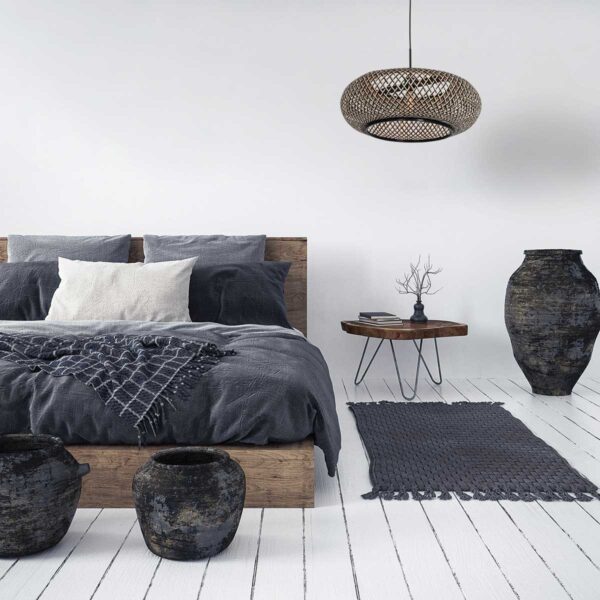 Steinhauer Ikaro hanglamp – In hoogte verstelbaar – E27 (grote fitting) – beuken en zwart - Image 2