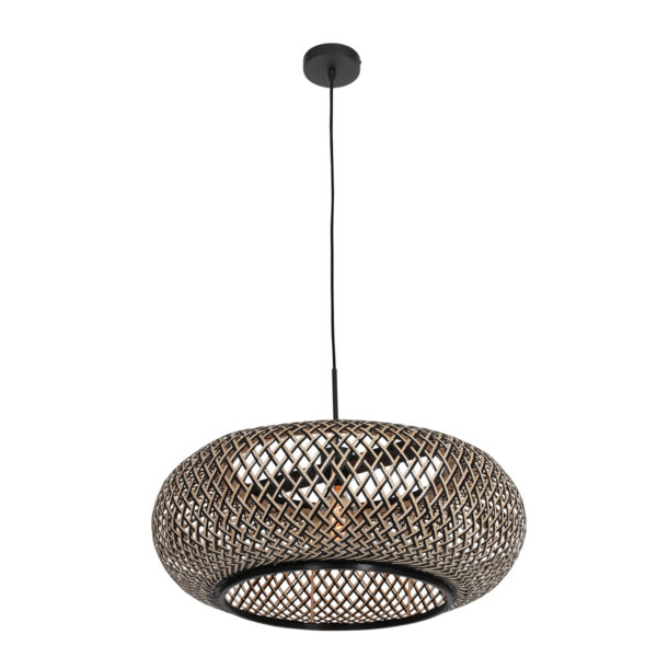 Steinhauer Maze hanglamp – ø 60 cm – E27 (grote fitting) – Zwart