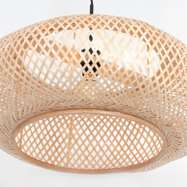 Steinhauer Ikaro hanglamp – In hoogte verstelbaar – E27 (grote fitting) – beuken en zwart - Image 9