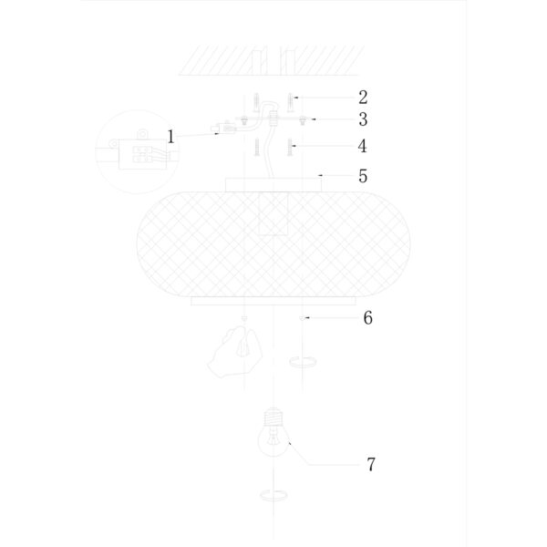 Plafondlamp bamboe Anne Lighting Maze - Image 7