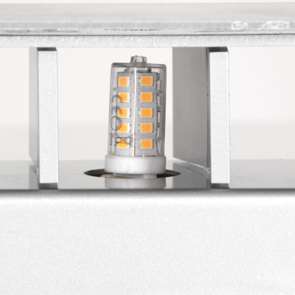 Steinhauer Muro wandlamp - 2700K - 300L - 3W - 7,5 cm diep - staal - Image 2