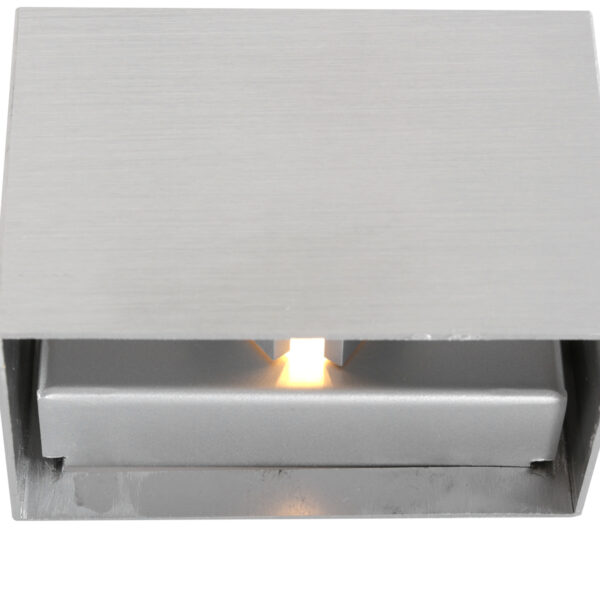 Steinhauer Muro wandlamp - 2700K - 300L - 3W - 7,5 cm diep - staal - Image 3
