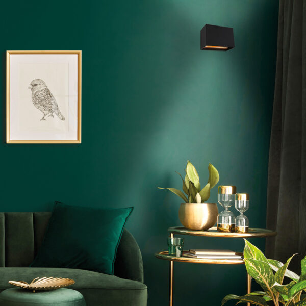 Steinhauer Muro wandlamp - 2700K - 300L - 3W - 7,5 cm diep - zwart - Image 2