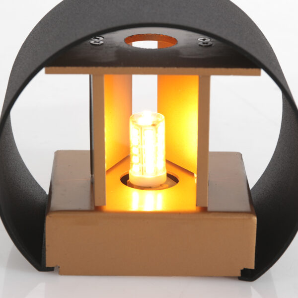 Steinhauer Muro wandlamp - 2700K - 300L - 11 cm diep - metaal - zwart - Image 5