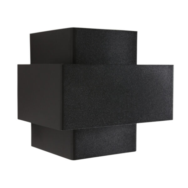 Steinhauer Muro wandlamp - 2700K - 300L - 3W - 12,5 cm diep - met gouden binnenzijde - zwart - Image 8